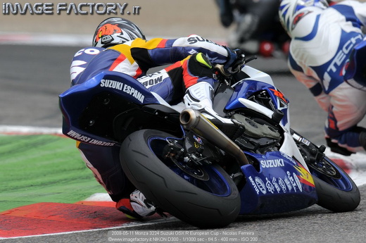 2008-05-11 Monza 3224 Suzuki GSX R European Cup - Nicolas Ferreira